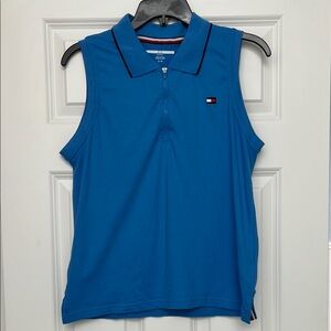 Tommy Hilfiger Sport Blue Sleeveless Polo
